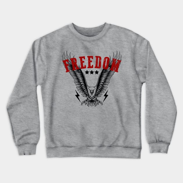 Freedom Eagle Crewneck Sweatshirt by Brooke Rae's